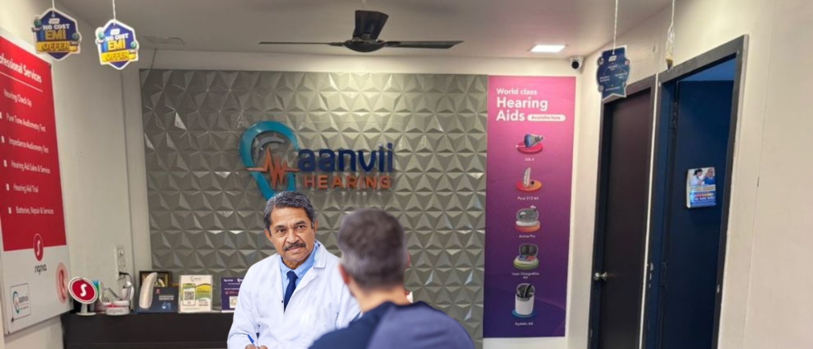 The Link Between Untreated Hearing Loss and Physical Well-being | Aanvii Hearing Senior woman looking thoughtful while holding her ear, representing the effects of untreated hearing loss on physical health — Aanvii Hearing support.